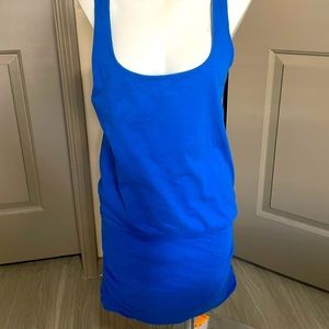 Electric blue cotton dress